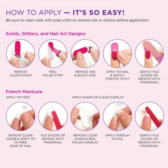 Color Street *RARE* ‘Belize Bellini’ — Pink Sparkly Nail Strips - Picture 7 of 8